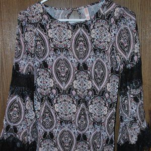 Xhilaration paisley mini dress